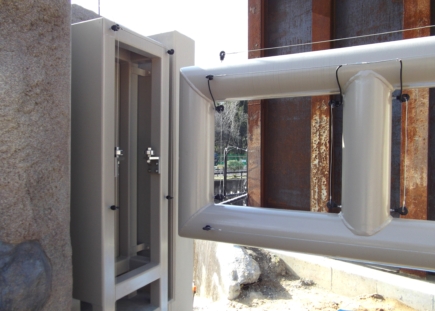 片開きゲート扉