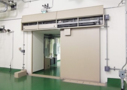 【油圧駆動式防爆扉】W1850×H2450（扉重量　約3500kg）